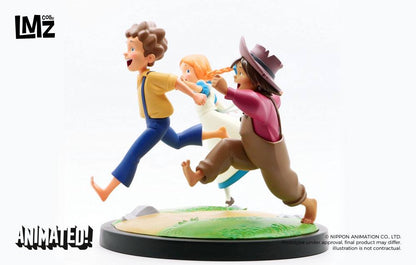 De avonturen van Tom Sawyer geanimeerd! Beeld Tom, Huck & Becky 23 cm