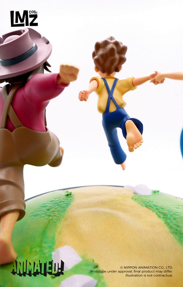 De avonturen van Tom Sawyer geanimeerd! Beeld Tom, Huck & Becky 23 cm