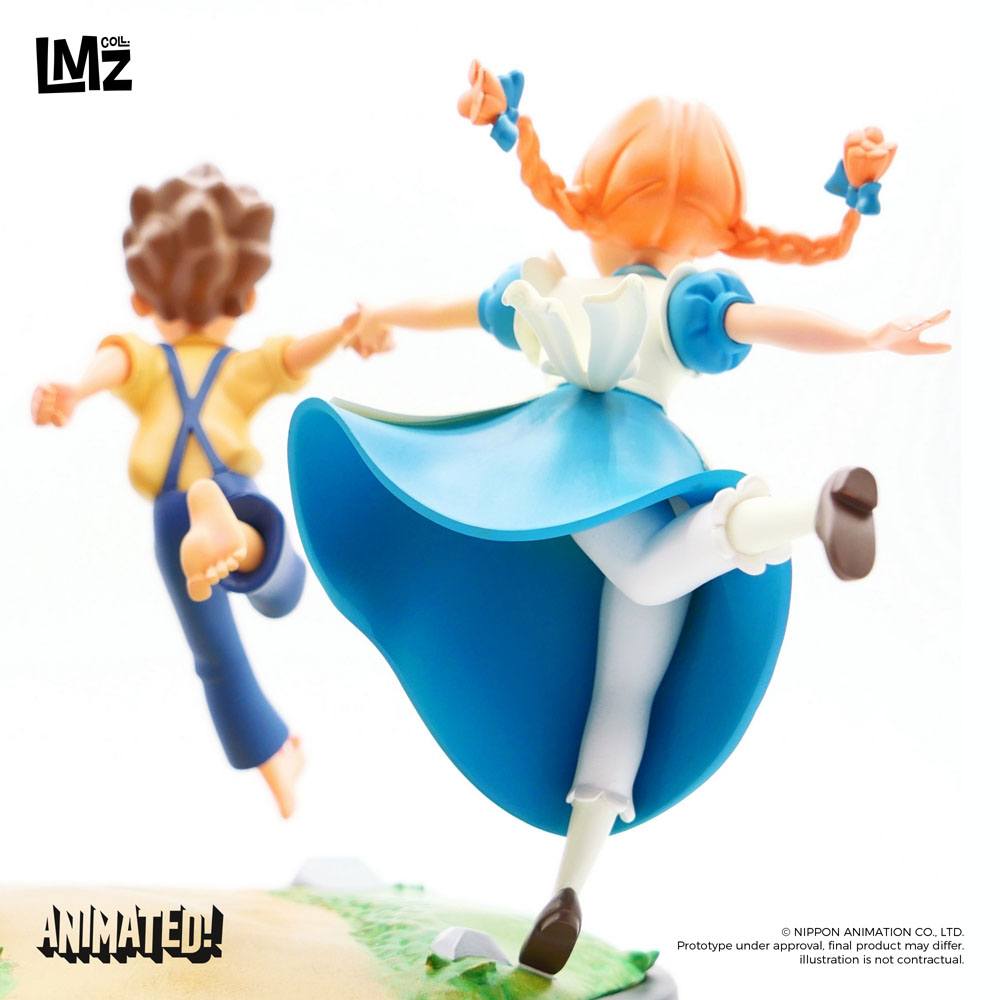 De avonturen van Tom Sawyer geanimeerd! Beeld Tom, Huck & Becky 23 cm