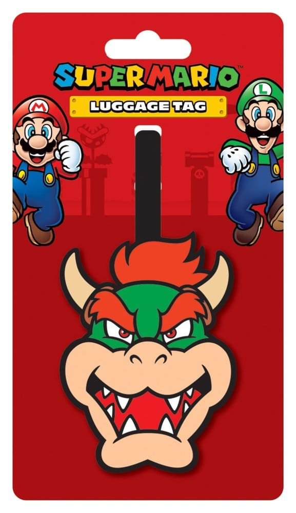 Super Mario-bagagelabel (Bowser)