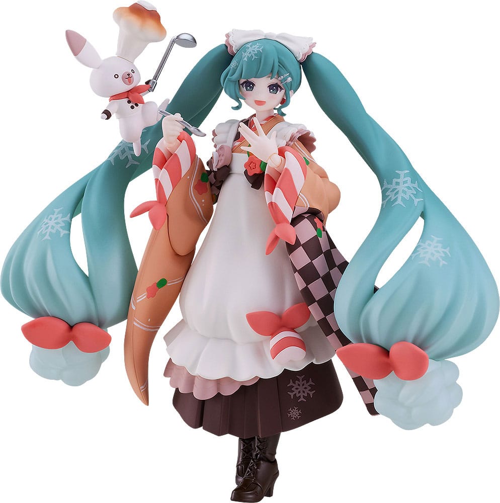 Character Vocal Series 01: Hatsune Miku Figma Action Figuur Snow Miku: Winter Delicacy Ver. 14 cm