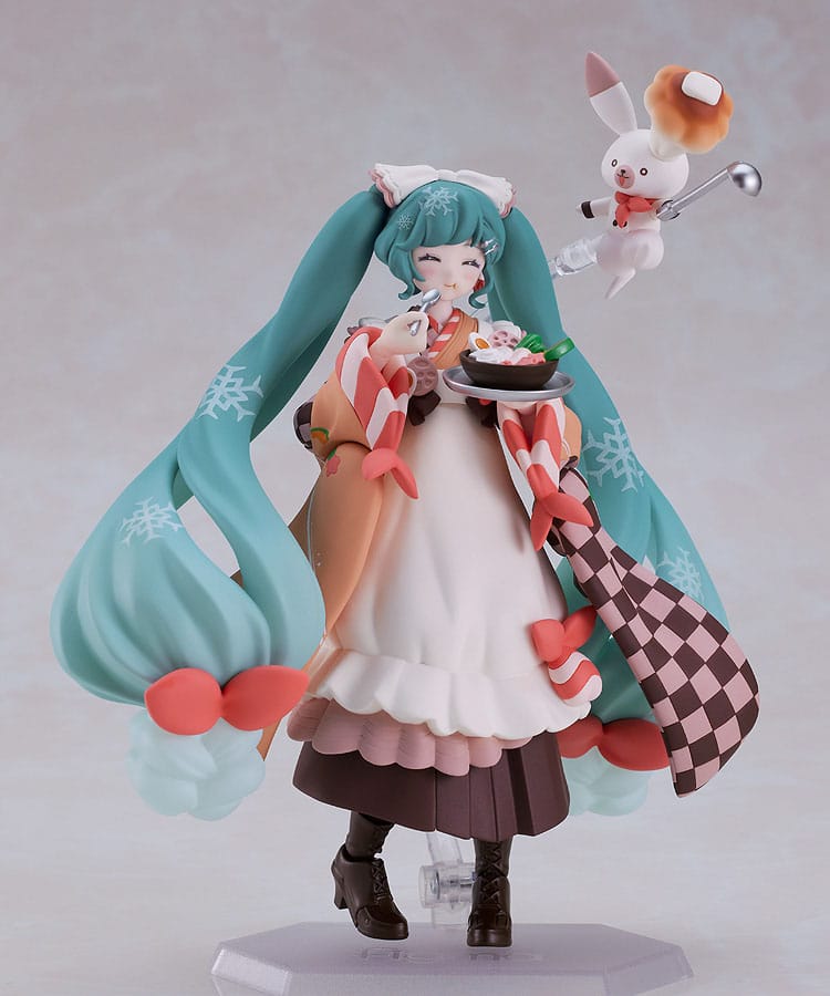 Character Vocal Series 01: Hatsune Miku Figma Action Figuur Snow Miku: Winter Delicacy Ver. 14 cm