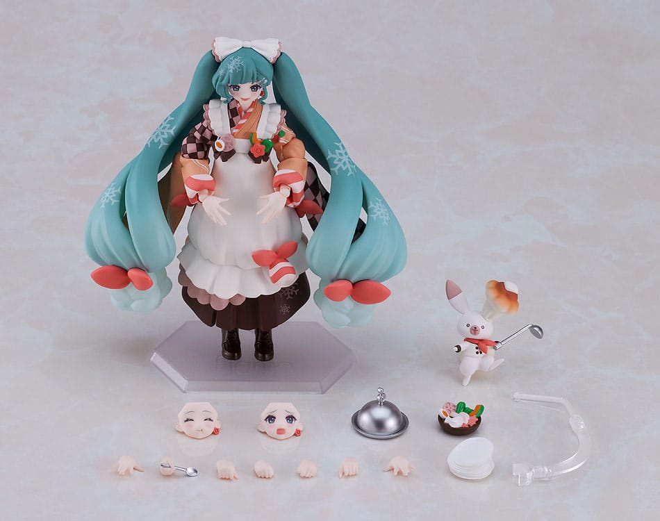 Character Vocal Series 01: Hatsune Miku Figma Action Figuur Snow Miku: Winter Delicacy Ver. 14 cm