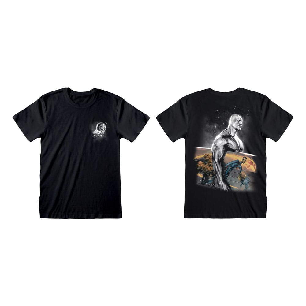 Fantastisch 4 t-shirt zilveren surfer