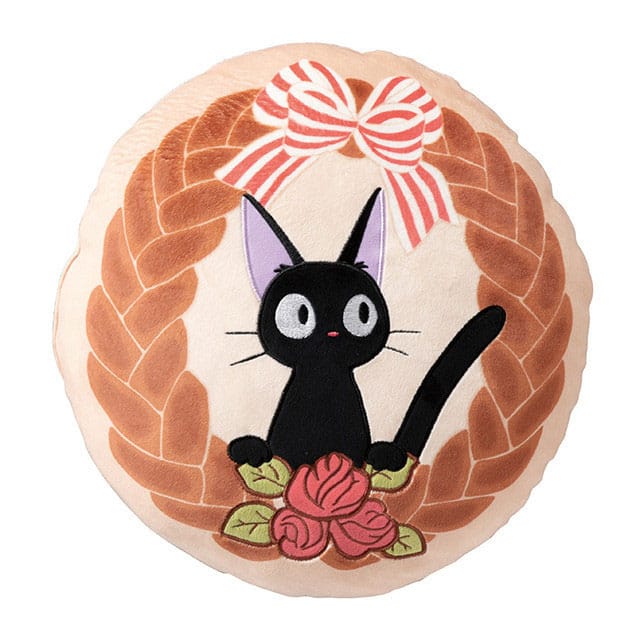 Kiki's bezorgservicekussen Jiji broodkrans 35 x 35 cm