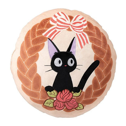 Kiki's bezorgservicekussen Jiji broodkrans 35 x 35 cm