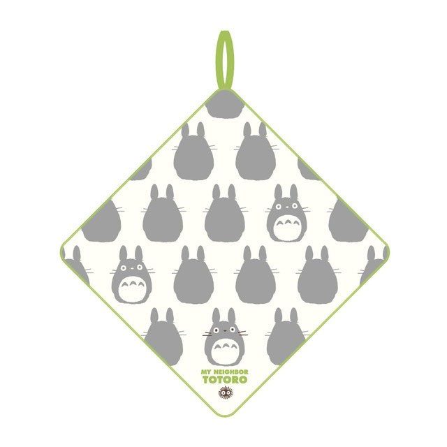 Mijn buurman totoro mini handdoek Big Totoro Silhouette 33 x 33 cm