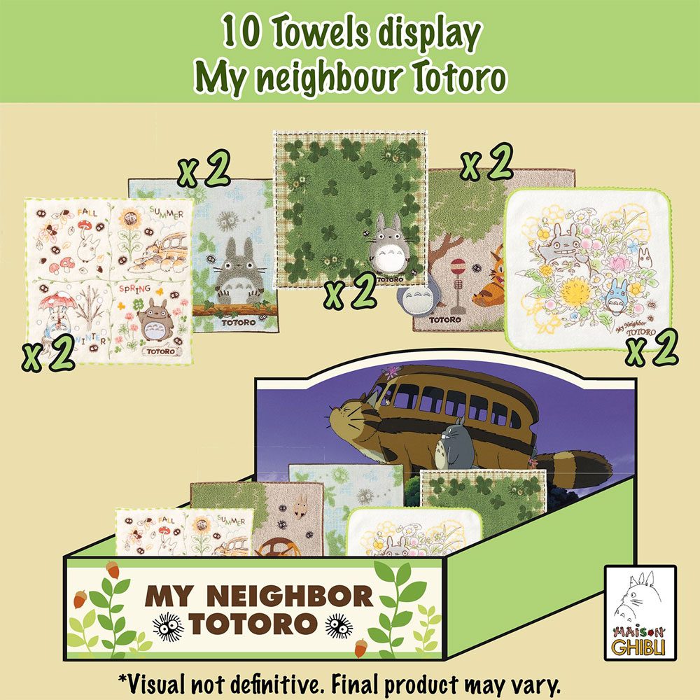 Mijn buurman totoro mini handdoeken 25 x 25 cm display (10)