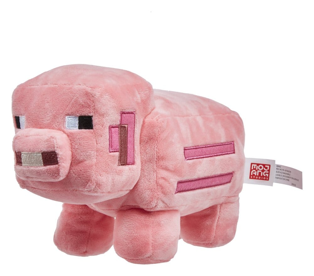 Minecraft Pluche Figuur Varken 20 cm