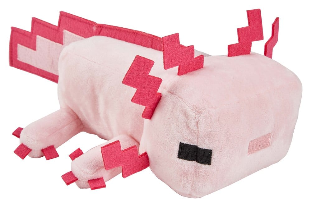 Minecraft pluche figuur Axolotl 20 cm