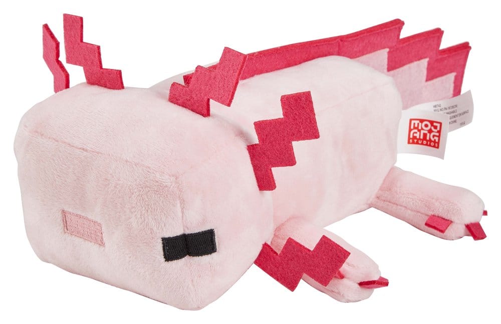 Minecraft pluche figuur Axolotl 20 cm