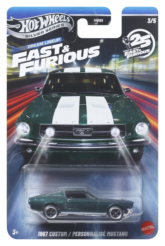 Fast & Furious Hot Wheels Silver Series gegoten voertuigen 1/64 979M Tokyo Drift-assortiment (24)