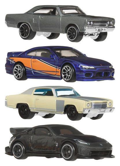 Fast & Furious Hot Wheels Silver Series gegoten voertuigen 1/64 979M Tokyo Drift-assortiment (24)