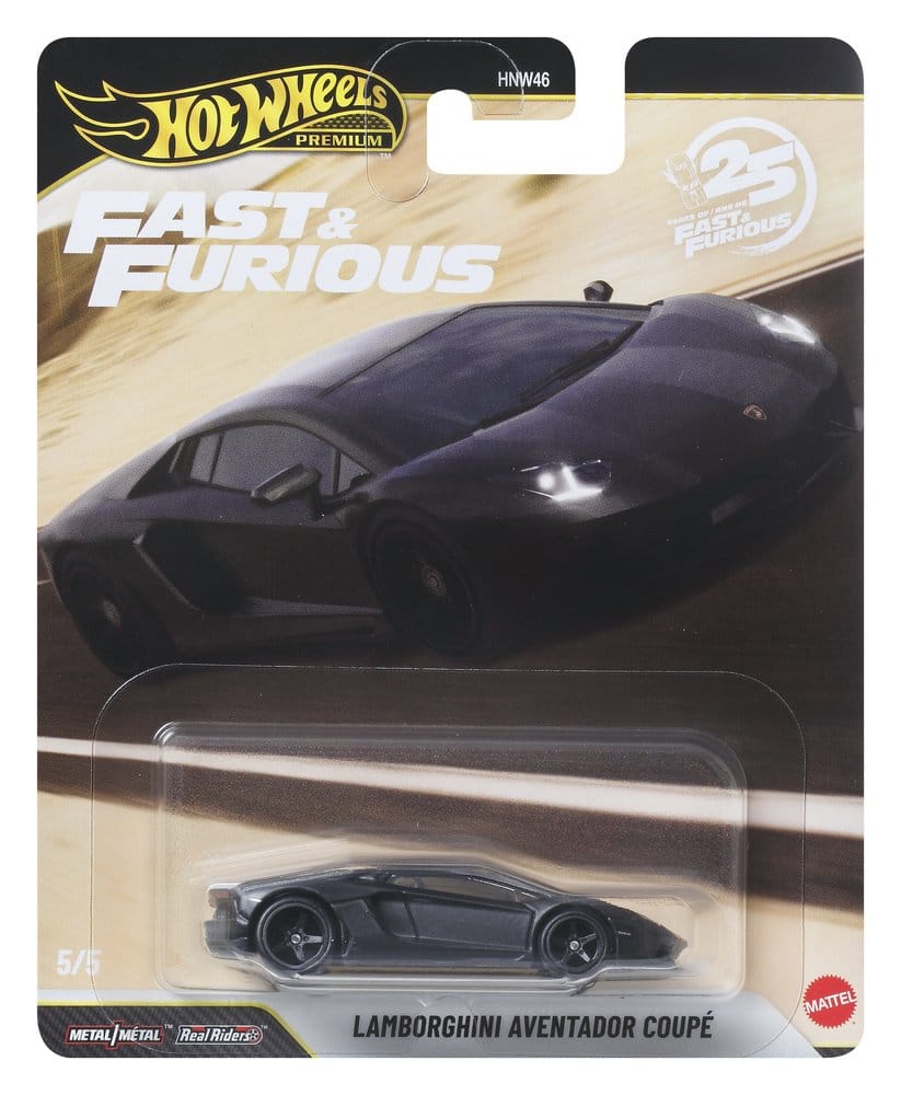 Fast & Furious Hot Wheels Premium gegoten voertuigen 1/64 979P assortiment (10)