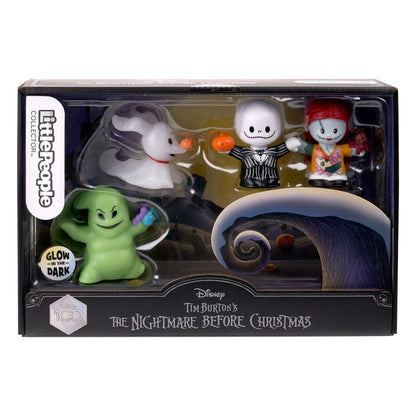 The Nightmare Before Christmas Fisher-Price Little People Collector minifiguren, 4 stuks, 7 cm