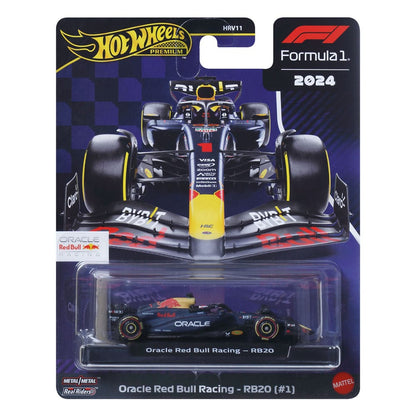 Formule 1 Hot Wheels Premium gegoten voertuig 1/64 Oracle Red Bull Racing RB20 (#1) (Max Verstappen 2024)