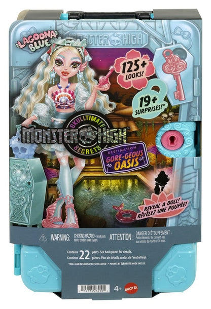 Monster High Skulltimate Secrets Doll-bestemming: Gore-geous Oasis - Lagoona Blue