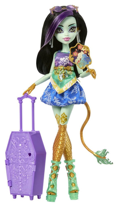 Monster High Skulltimate Secrets Doll-bestemming: Gore-geous Oasis - Jinafire Long
