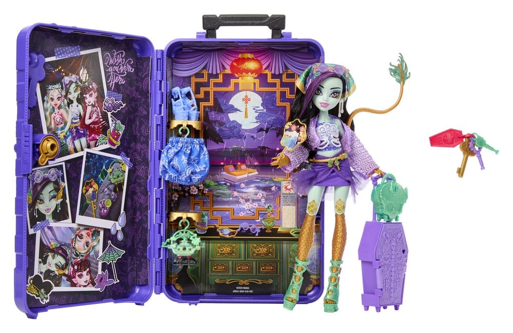 Monster High Skulltimate Secrets Doll-bestemming: Gore-geous Oasis - Jinafire Long