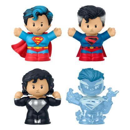 DC Comics Fisher-Price Little People Collector Minifiguren 4-pack Superman: Through the Ages 7 cm