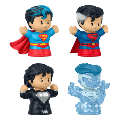 DC Comics Fisher-Price Little People Collector Minifiguren 4-pack Superman: Through the Ages 7 cm