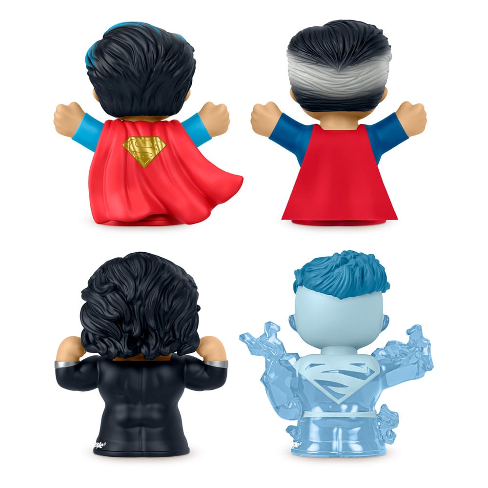 DC Comics Fisher-Price Little People Collector Minifiguren 4-pack Superman: Through the Ages 7 cm