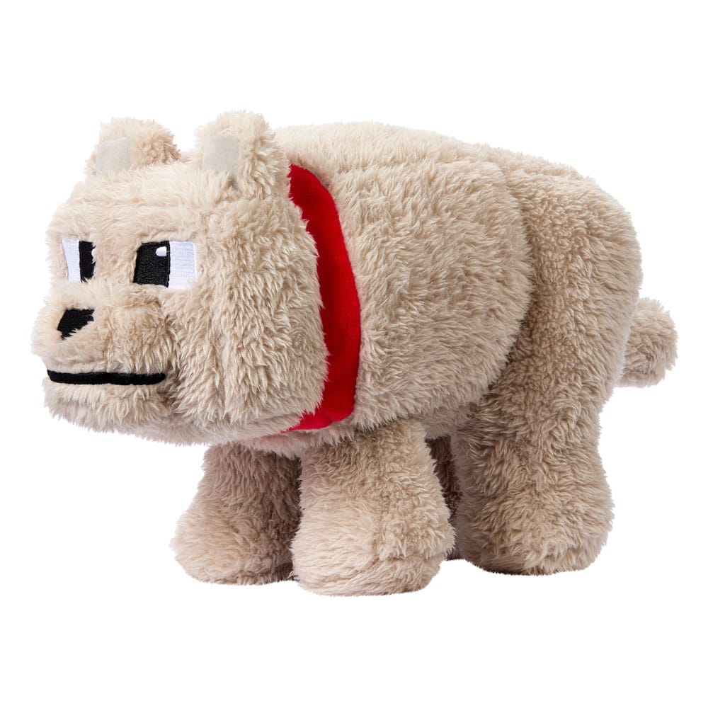 Een Minecraft -film pluche figuur Dennis de wolf 20 cm