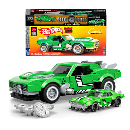 Mattel Brick Shop Hot Wheels Speed Series bouwset 1/32 Custom '68 Camaro