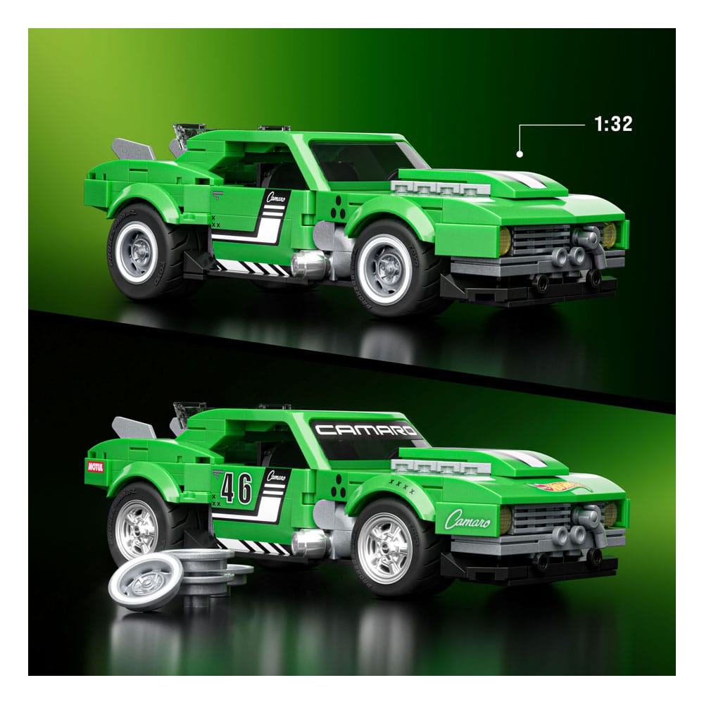 Mattel Brick Shop Hot Wheels Speed Series bouwset 1/32 Custom '68 Camaro