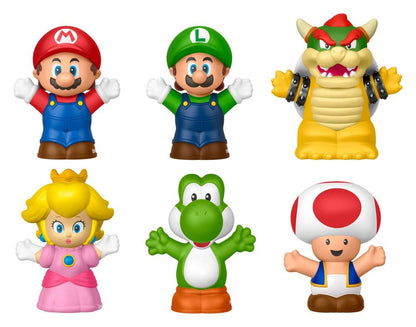 My Mario Little People Collector minifiguur, 6-pack, 7 cm