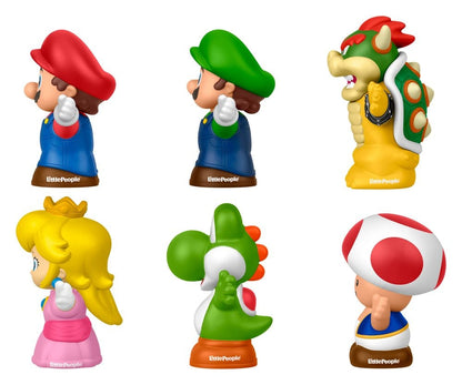 My Mario Little People Collector minifiguur, 6-pack, 7 cm