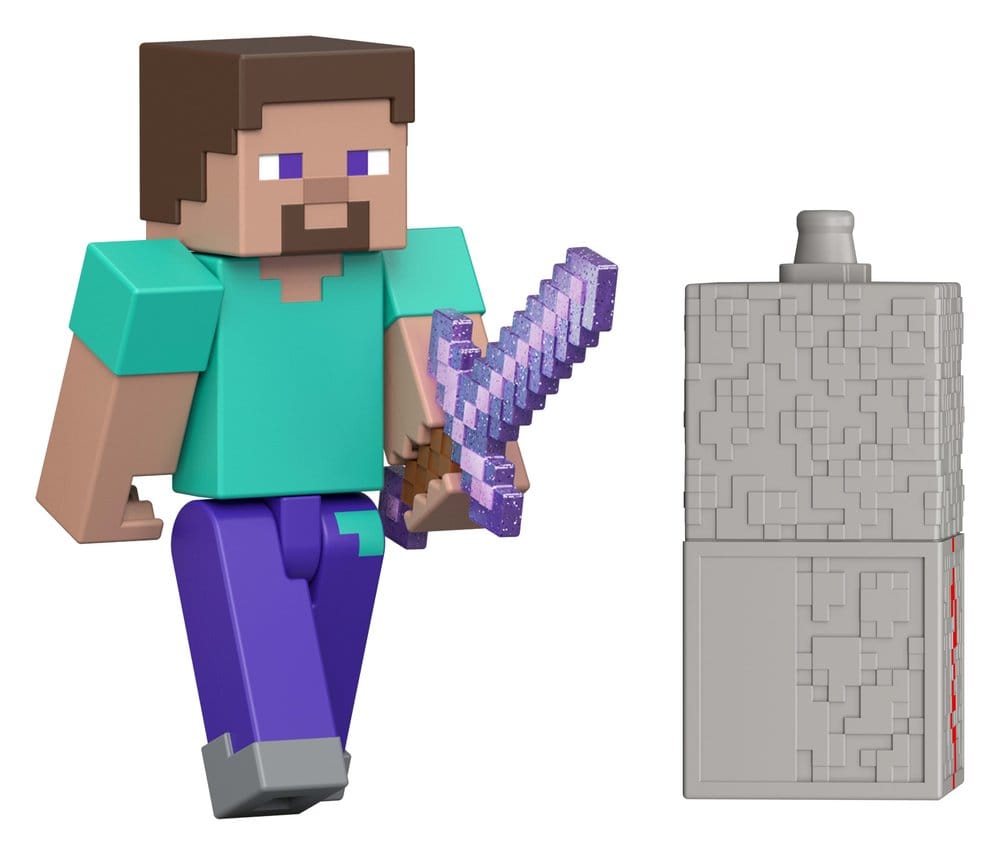 Minecraft Actiefiguur Steve 8 cm