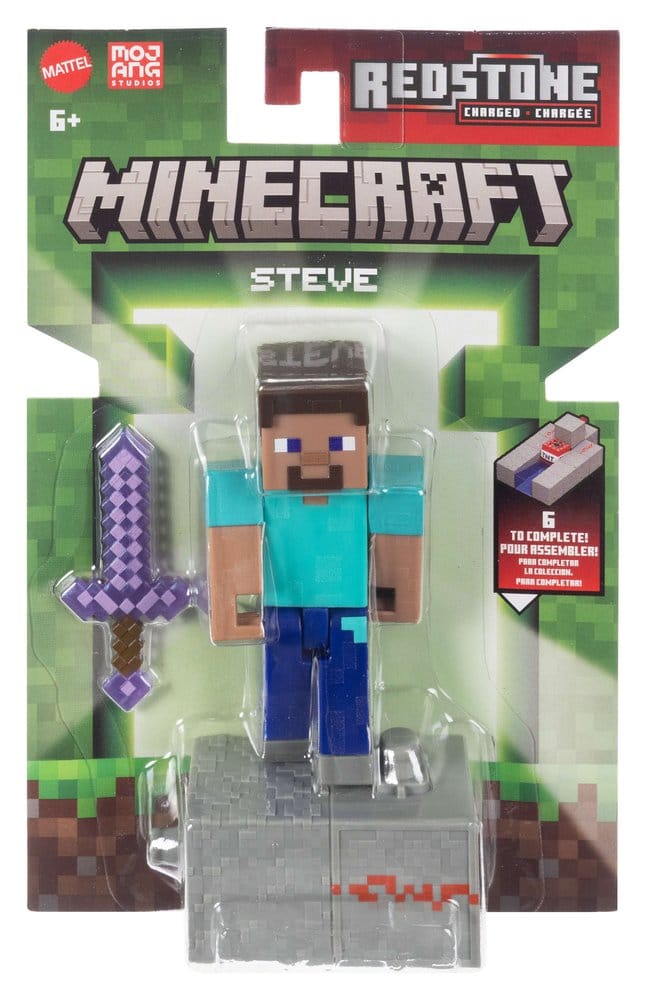 Minecraft Actiefiguur Steve 8 cm