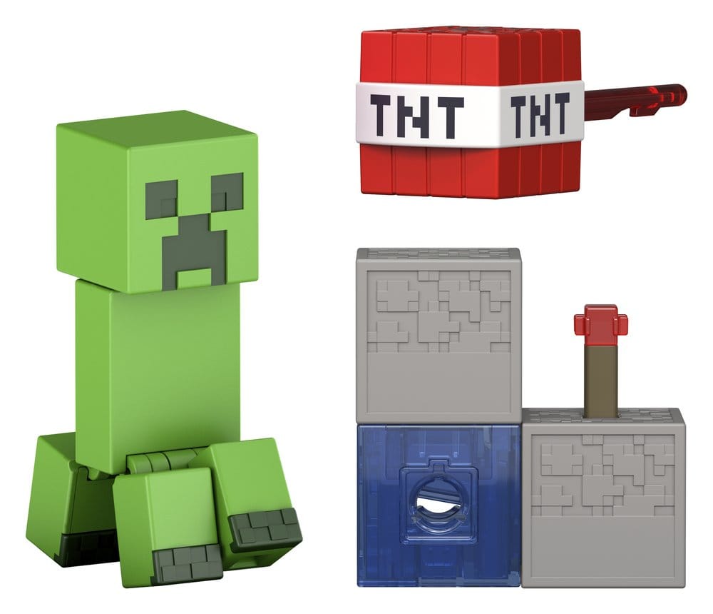 Minecraft Actiefiguur Creeper 8 cm