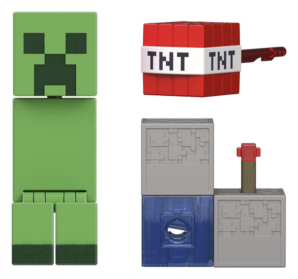 Minecraft Actiefiguur Creeper 8 cm