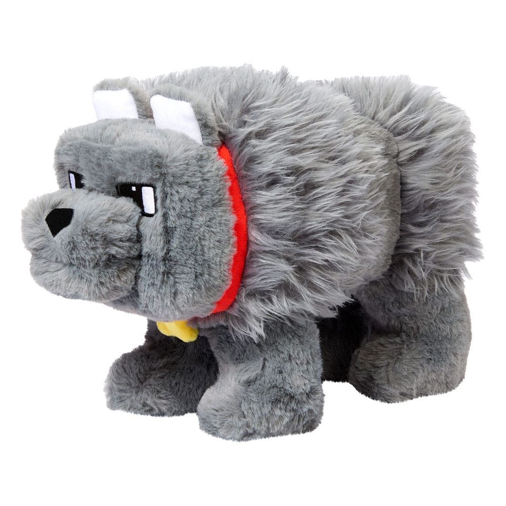 Een Minecraft -film pluche figuur Dennis de wolf 20 cm