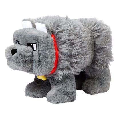 Een Minecraft -film pluche figuur Dennis de wolf 20 cm