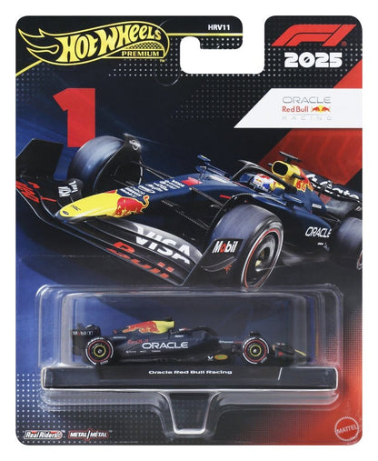 Formule 1 Hot Wheels Premium gegoten voertuig 1:64 Team Red Bull: coureur 1