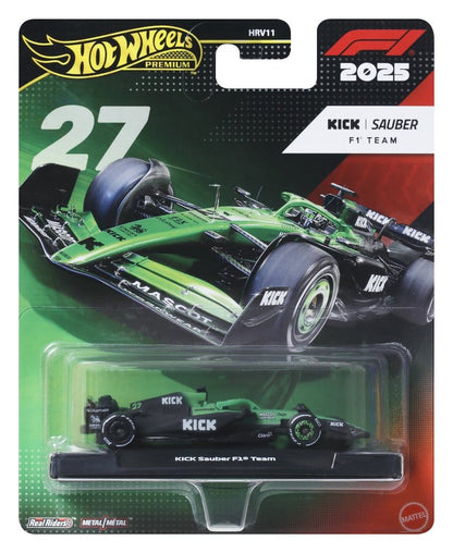 Formule 1 Hot Wheels Premium gegoten voertuig 1:64 Team Sauber: coureur 1