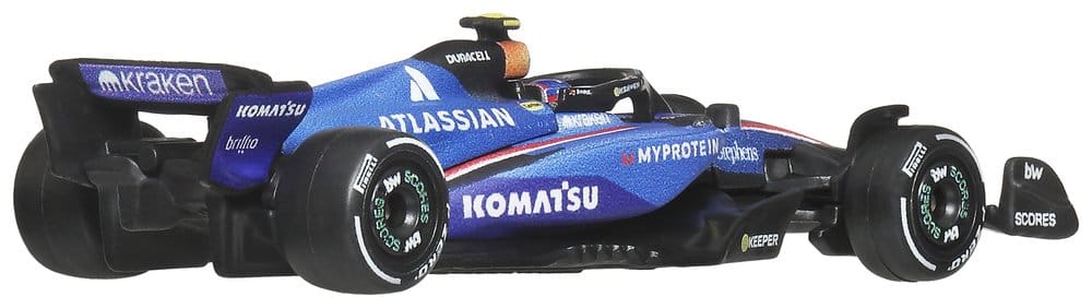 Formule 1 Hot Wheels Premium gegoten voertuig 1:64 Team Williams: coureur 1
