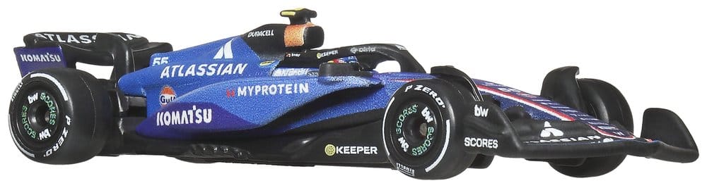 Formule 1 Hot Wheels Premium gegoten voertuig 1:64 Team Williams: coureur 1