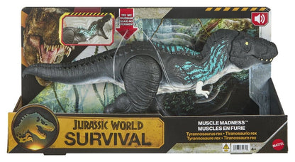 Jurassic World: Survival-actiefiguur Muscle Madness Tyrannosaurus Rex 56 cm