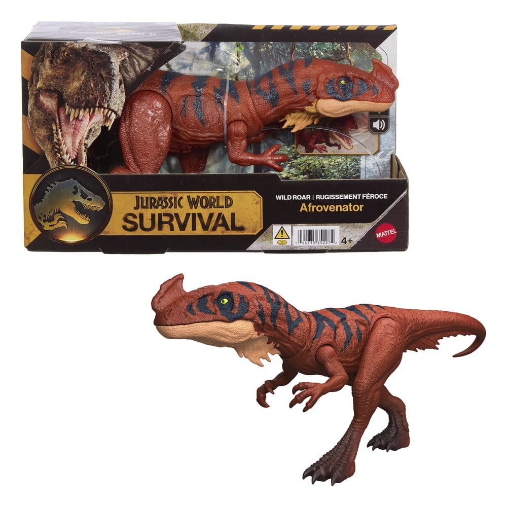 Jurassic World: Survival-actiefiguur Wild Roar Afrovenator