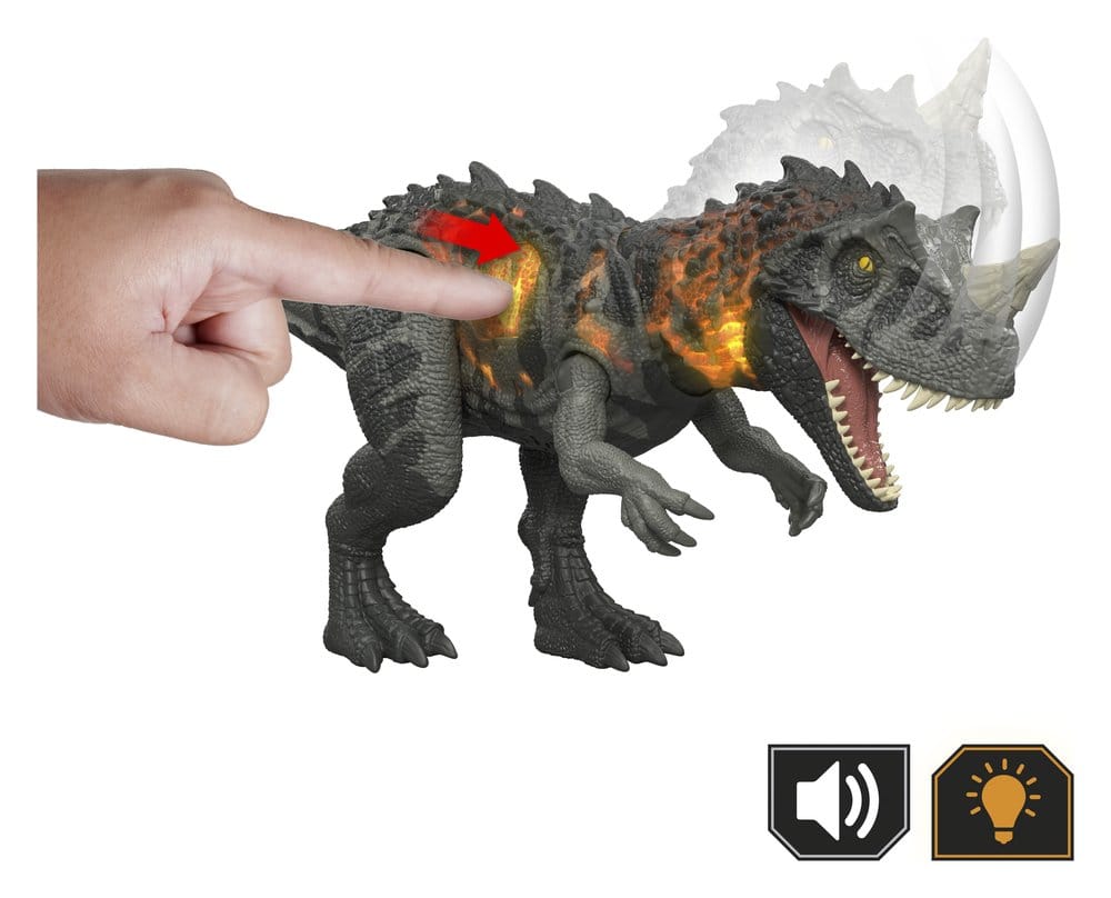 Jurassic World: Survival-actiefiguur Wild Roar Ceratosaurus