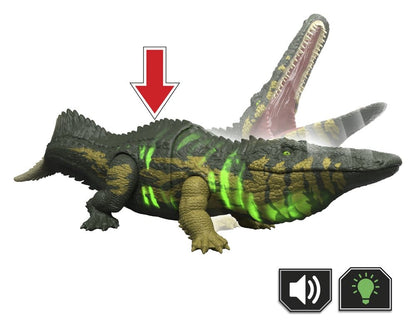 Jurassic World: Survival-actiefiguur Wild Roar Stomatosuchus 37 cm