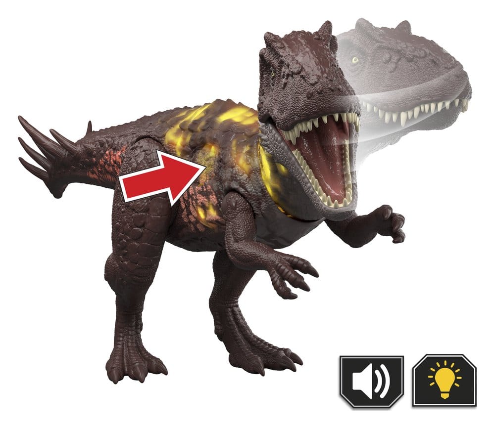 Jurassic World: Survival-actiefiguur Wild Roar Metriacanthosaurus 31 cm