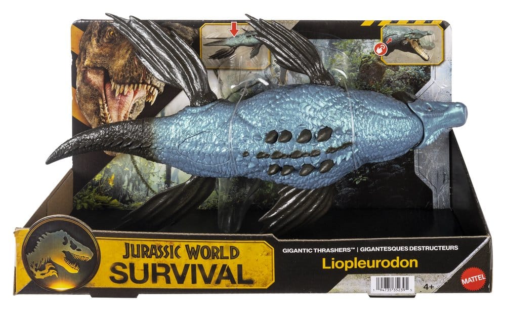 Jurassic World: Survival-actiefiguur Gigantische Thrashers Liopleurodon 30 cm