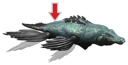 Jurassic World: Survival-actiefiguur Gigantische Thrashers Liopleurodon 30 cm