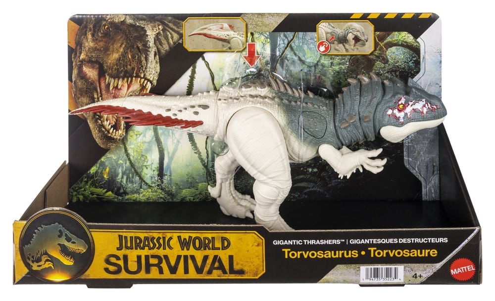 Jurassic World: Survival-actiefiguur Gigantische Thrashers Torvosaurus 30 cm