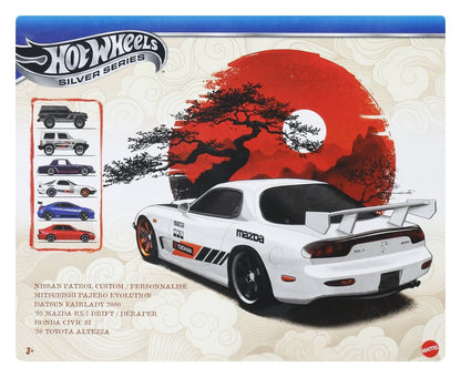 Hot Wheels Silver Series gegoten voertuig 6-pack 1/64 straten van Japan